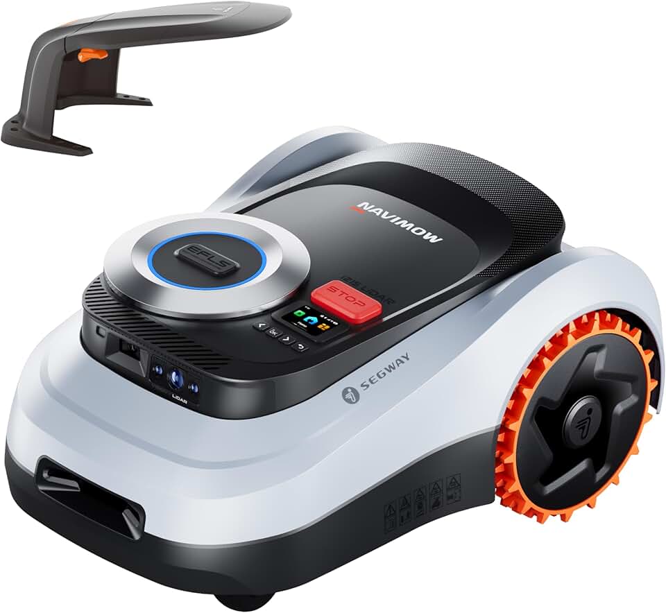 Segway - Navimow i215 - dimensions garage inclus - tondeuse robot LiDAR, cartographie automatique, 4G, pentes 45% - i215