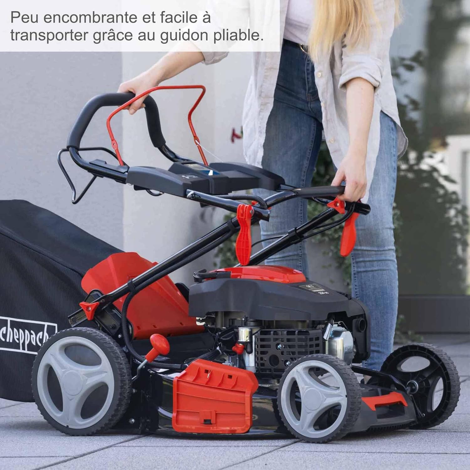 Scheppach - MS225-53E - 53 cm - tondeuse hybride 224 cm3, bac 65 L