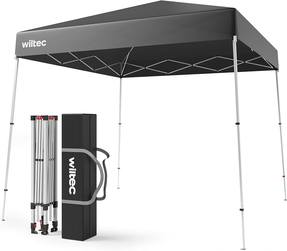 Wiltec - Tonnelle pliante étanche 2,5x2,5x2,7m - cadre robuste