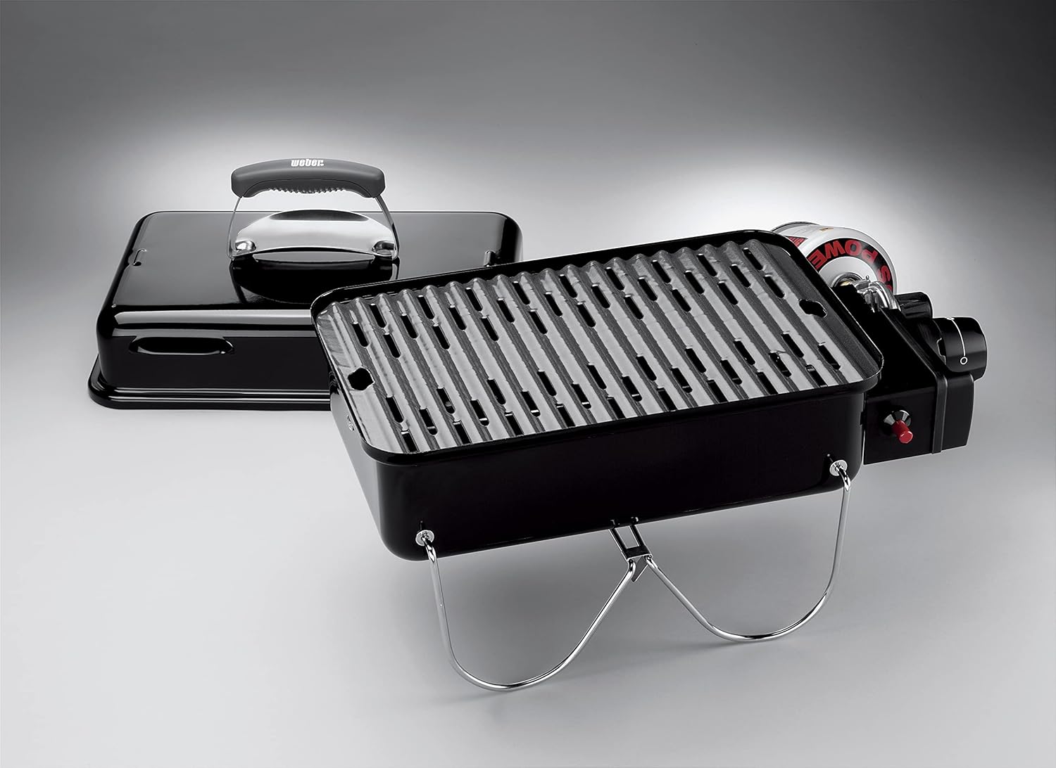 Weber - Go-Anywhere - 42x26cm - barbecue gaz portable pieds repliables
