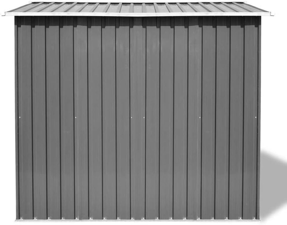 Tidyard - Catherinol Abri de Jardin Métal Gris 257x205x178 cm – spacieux