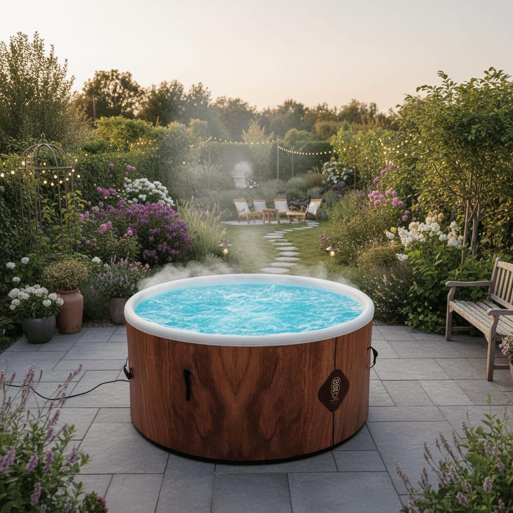 COCO SPA - Spa Gonflable 150 cm - 800 L - 140 jets - 2240 W