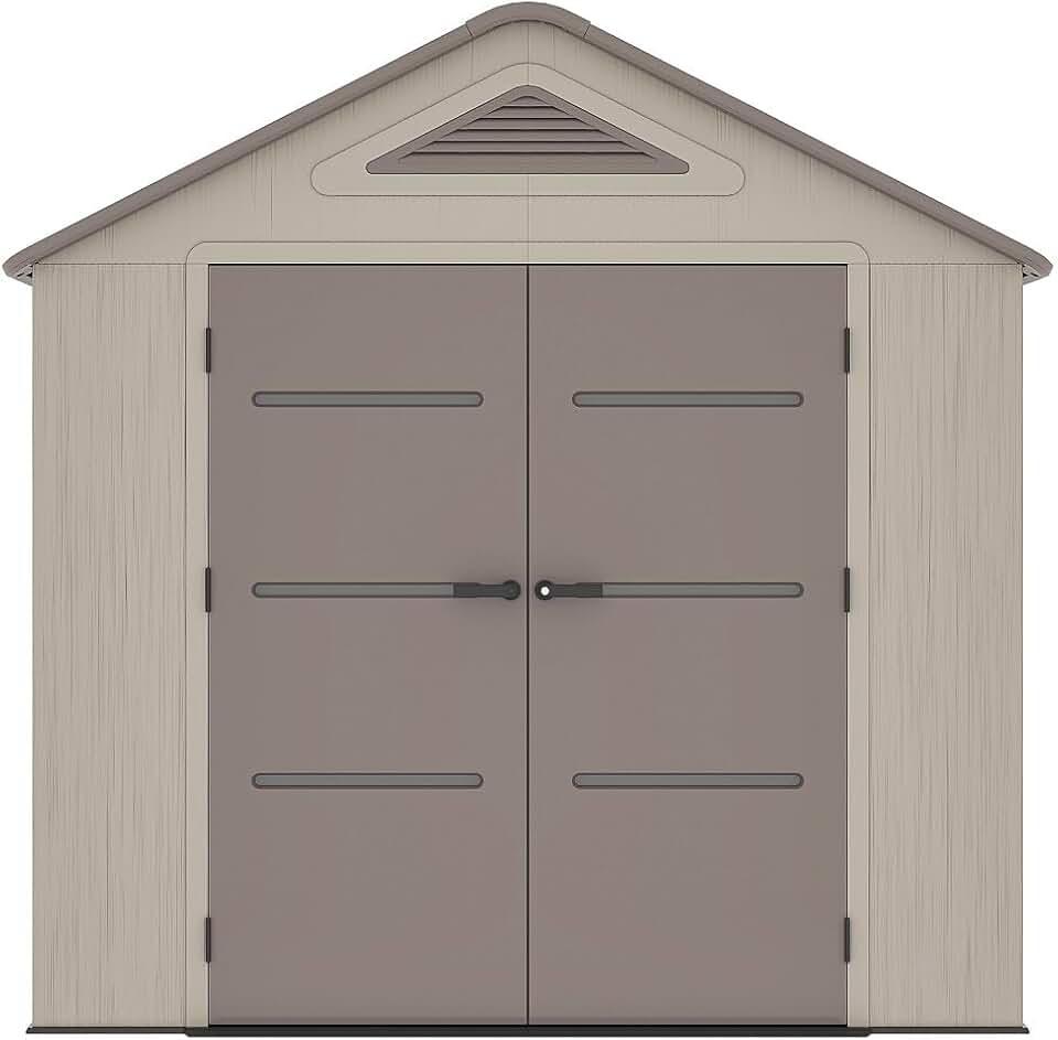 Vente-unique - Abri de Jardin résine 6,15m², plancher, 22mm - ANTEVA