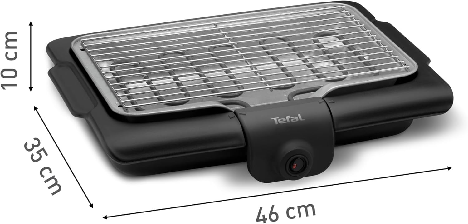 Tefal - Easy Grill - barbecue électrique 2100W, bac à eau, BG1348F0