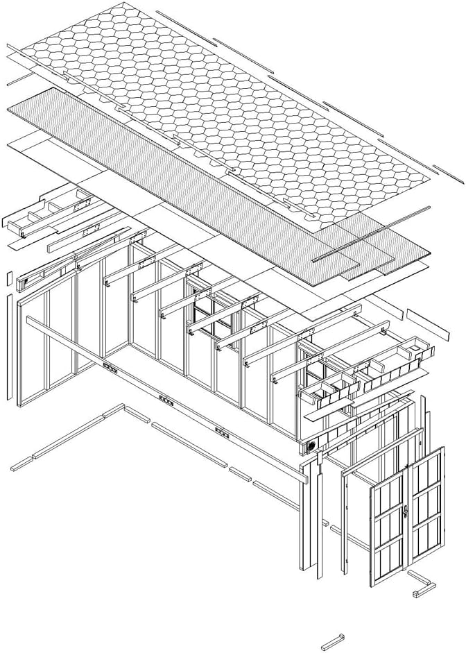Timbela - Abri de jardin Premium - 14,3m² - Panneaux Smartside - M941B-TERRA