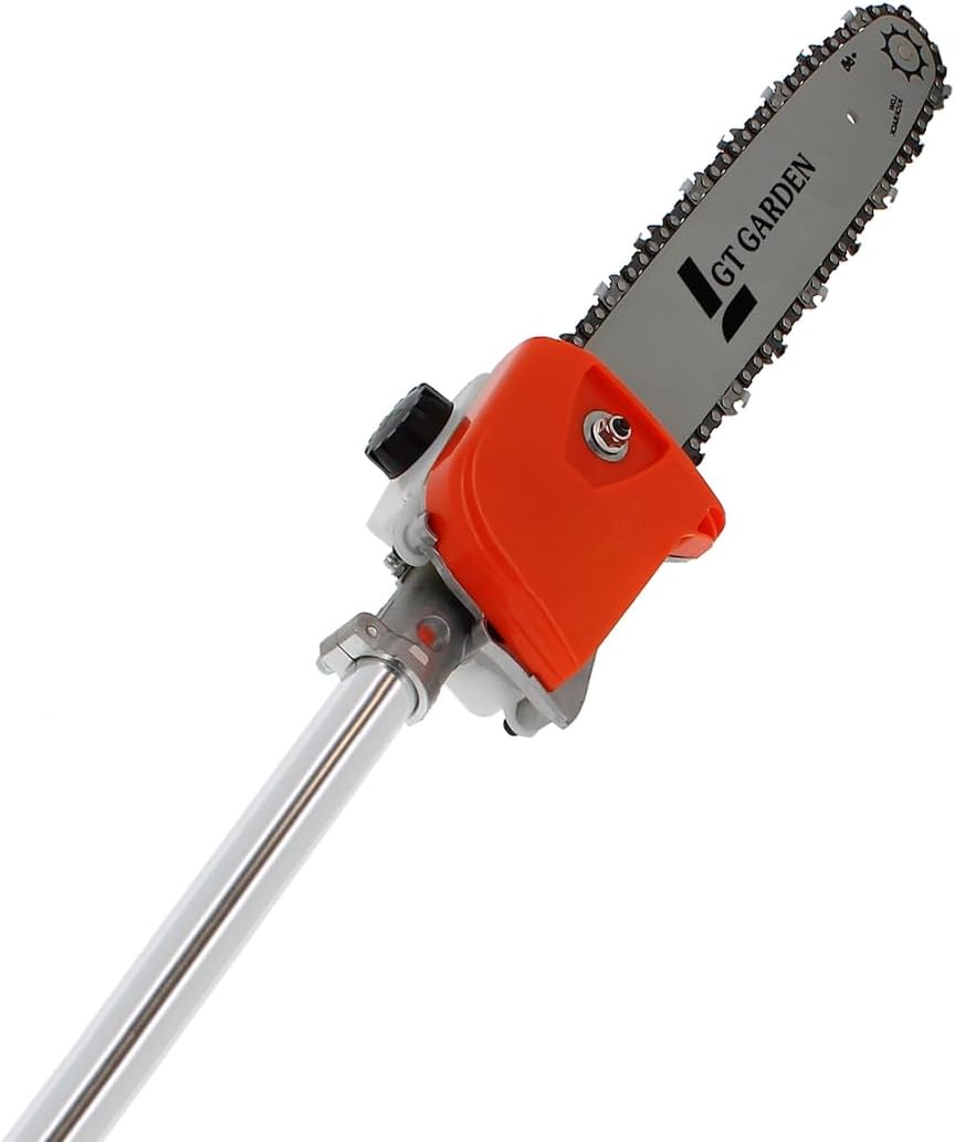 GT GARDEN - élagueuse thermique sur perche - 4,15 m - 52 cm³, 3 CV
