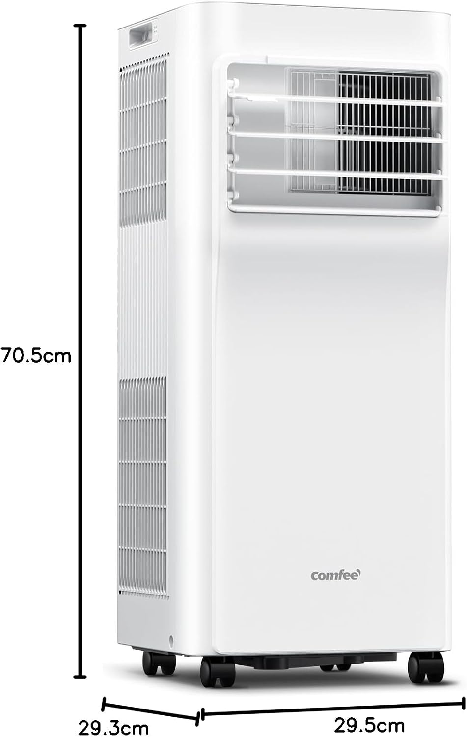 COMFEE - Climatiseur mobile 3-en-1, 8000 BTU, compact, déshumidification, refroidissement, CF-8000BTU