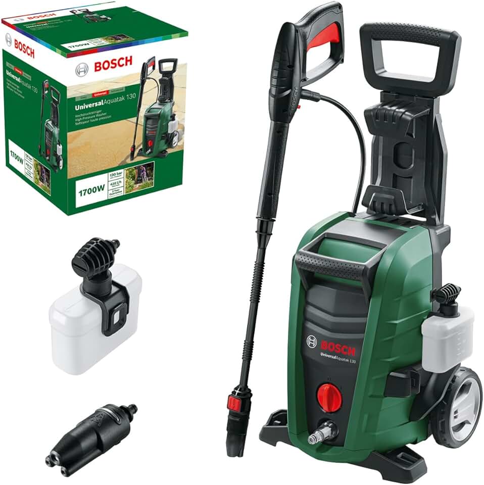Bosch - UniversalAquatak 130 - 1700W, 130 Bar, 380 l/h, tuyau 6m