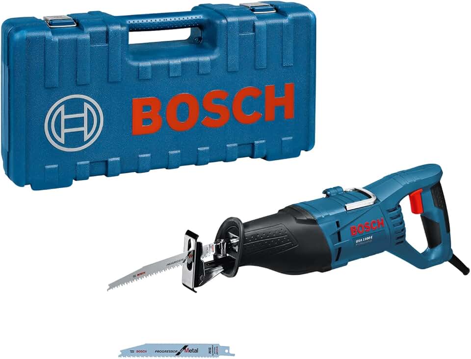 Bosch Professional - Scie alternative série GSA 1100 E - 1100W, poignée ergonomique, éclairage LED - GSA 1100 E