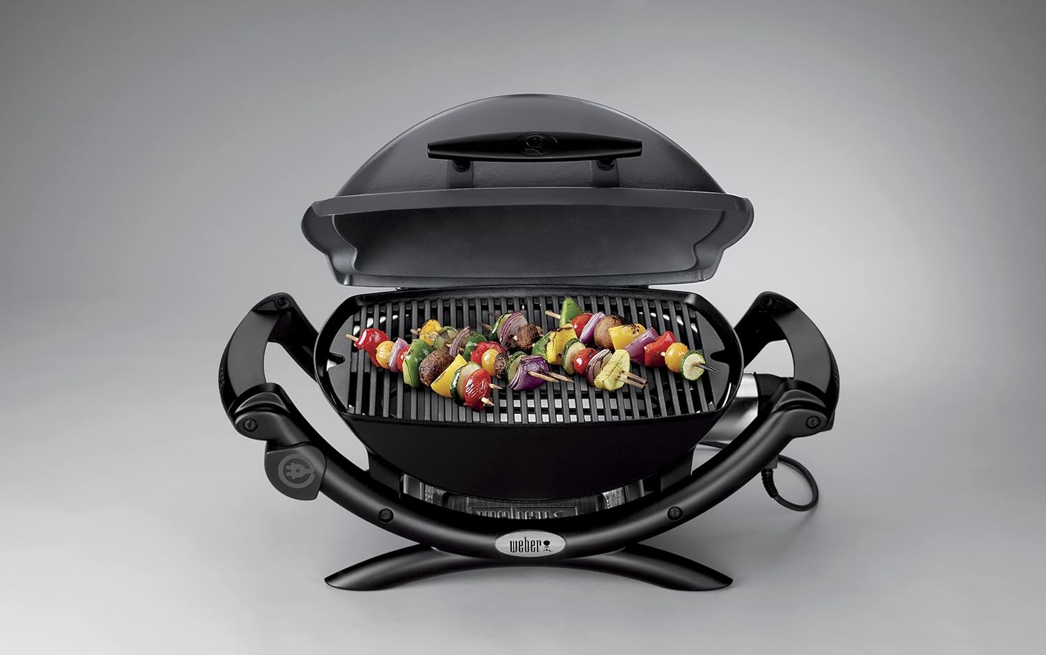 Weber - Q Barbecue Kettle - 1400 - noir/gris, rectangulaire, aluminium