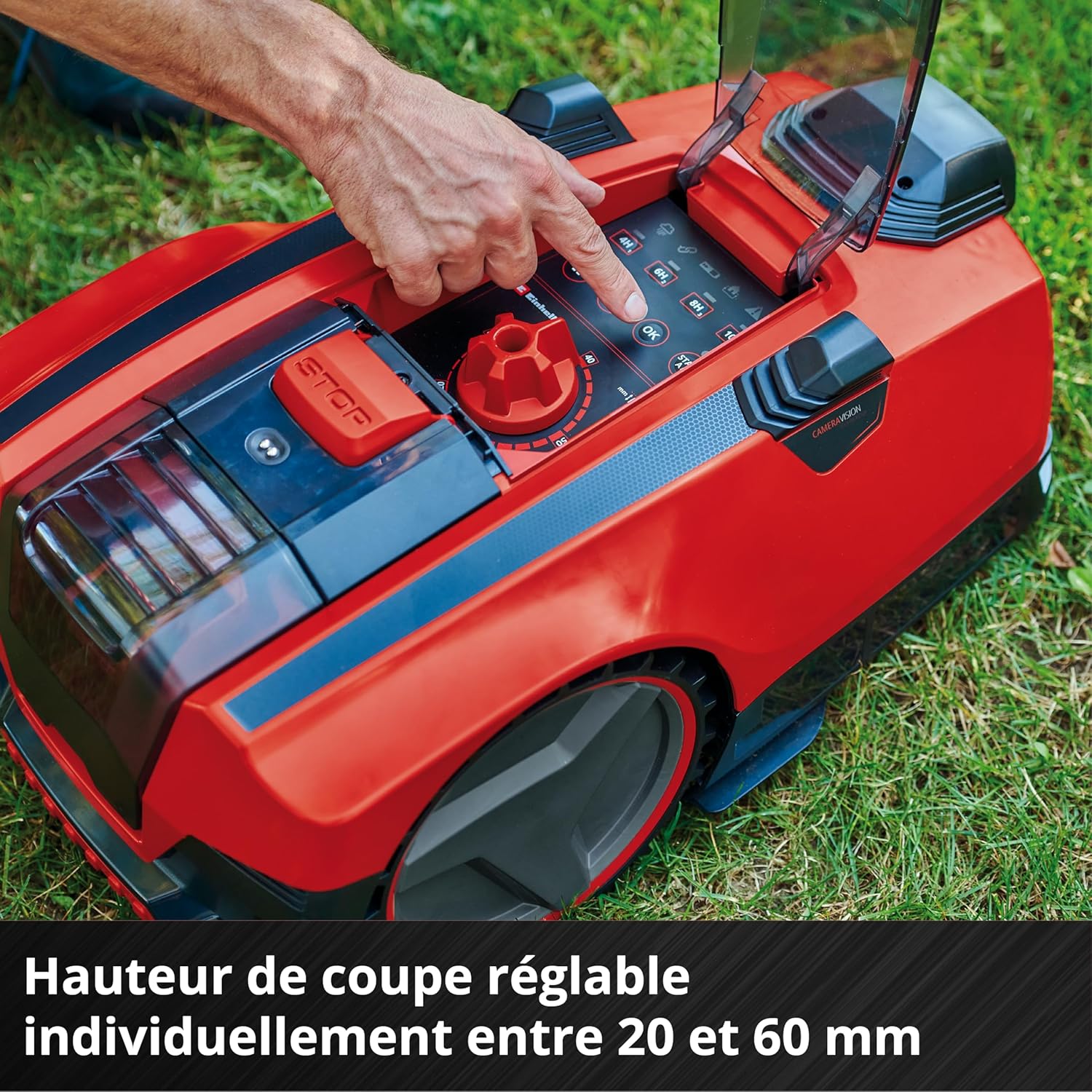 Einhell - FREELEXO CAM 500 - 500 m² - tondeuse robot caméra, batterie 18V, FREELEXO CAM 500