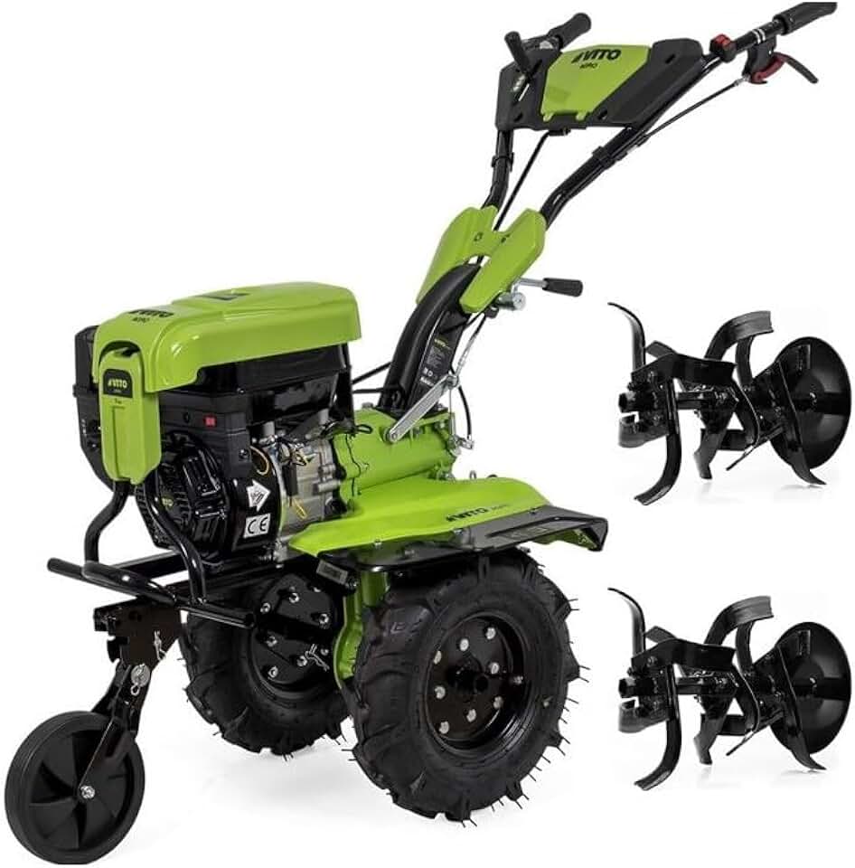 VITO - Motoculteur 7CV 4T 212 cm3 5200W fraises avec butteur