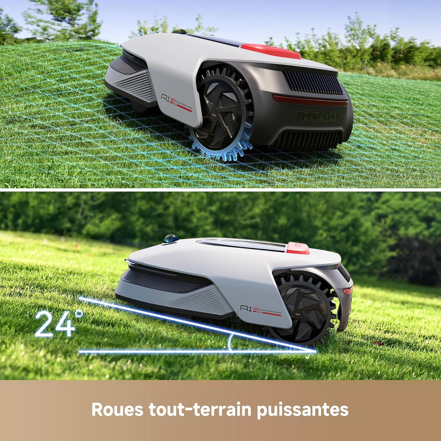 Dreame - A1 Pro série - jusqu’à 2000m² - Lidar 3D, contrôle app, A1 Pro