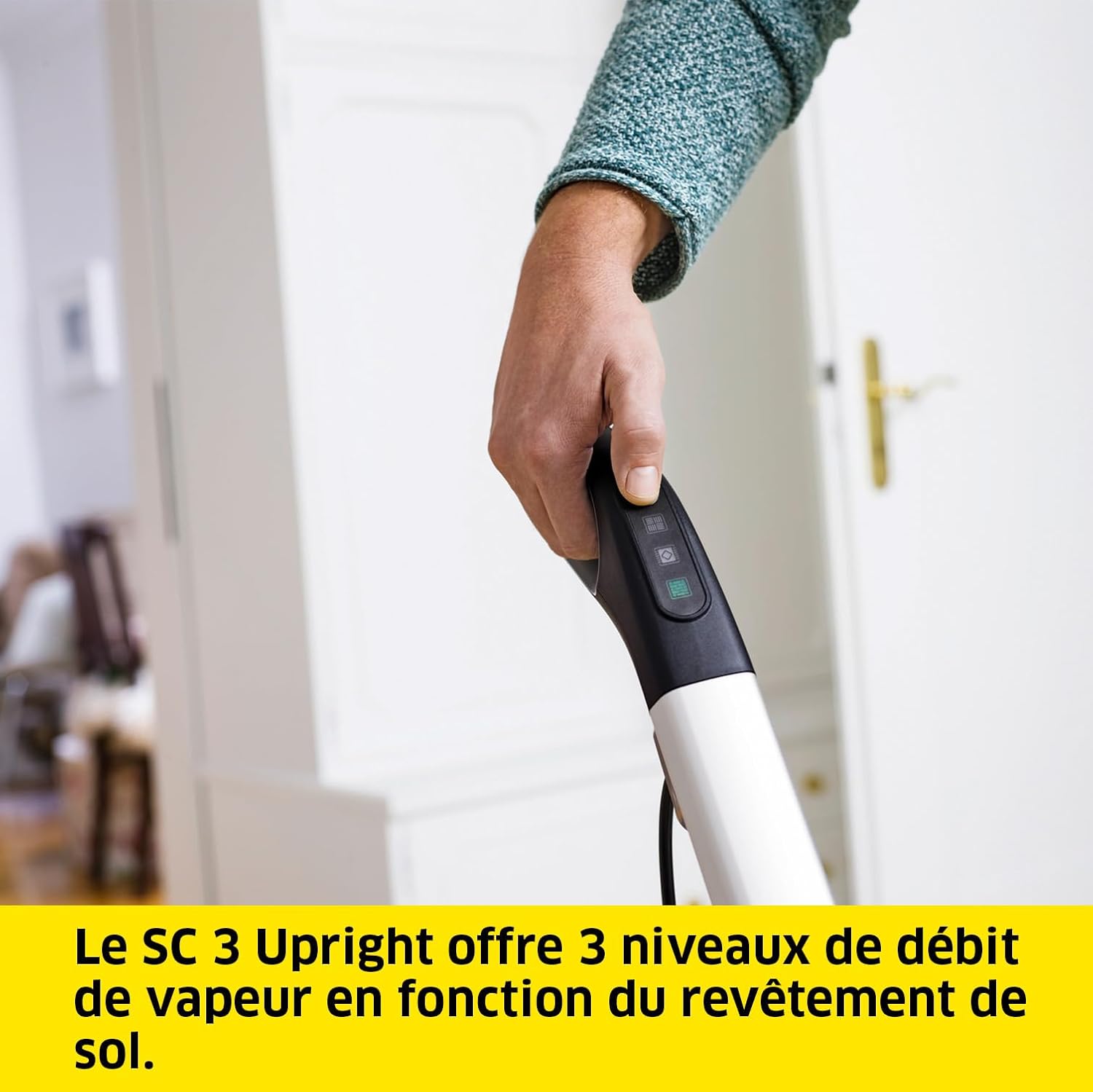 Kärcher - SC 3 Upright EasyFix - 0,5L - 1 600W - 60m² - vapeur rapide
