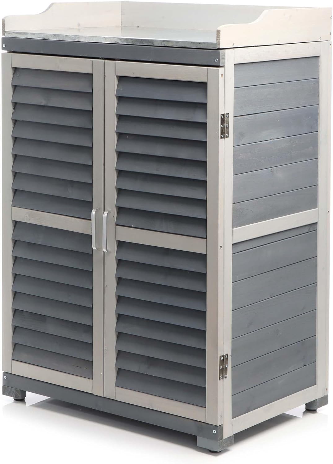 Wiltec - meuble de jardin - 670x465x997 mm - abri rangement inférieur