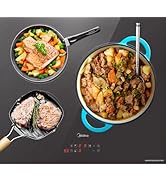 MIDEA Plaque induction 3 feux 60 cm 7200 W – vitrocéramique induction intégrée avec panneau de contrôle