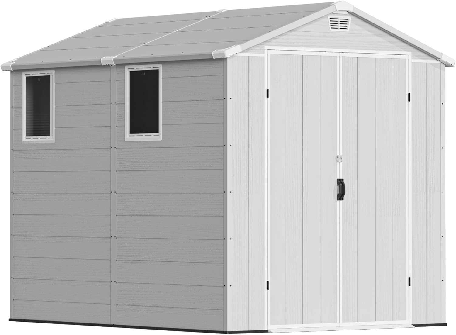 Devoko - Abri de jardin extérieur double portes, toit apex, résistant, dimensions, verrouillable