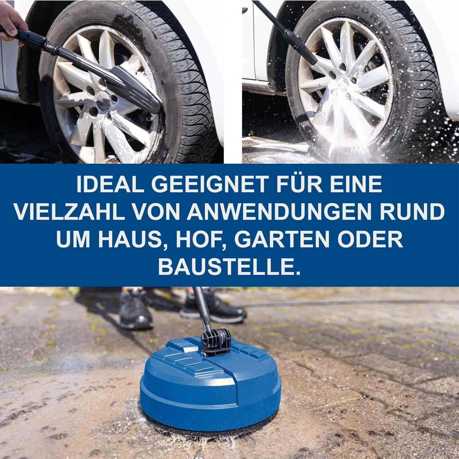 Scheppach - HCE2600x - 180 bars, 2400W, 480l/h, tuyau 5m, accessoires