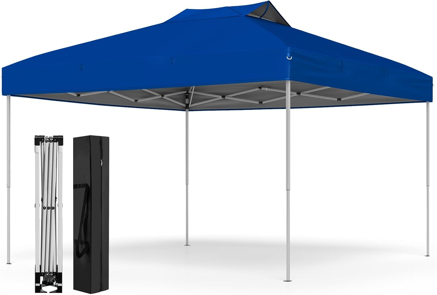 GOPLUS - tonnelle de jardin pliante 3x3m, toit ventilé, sac de transport, protection solaire