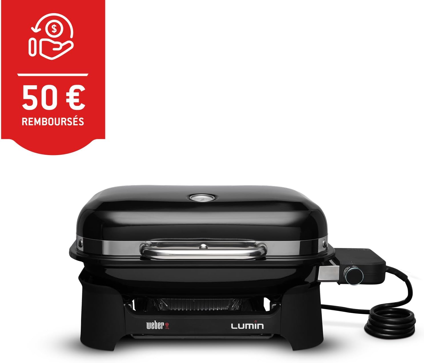Weber - Lumin Compact - 43x32 cm - barbecue électrique multifonction, 315°C