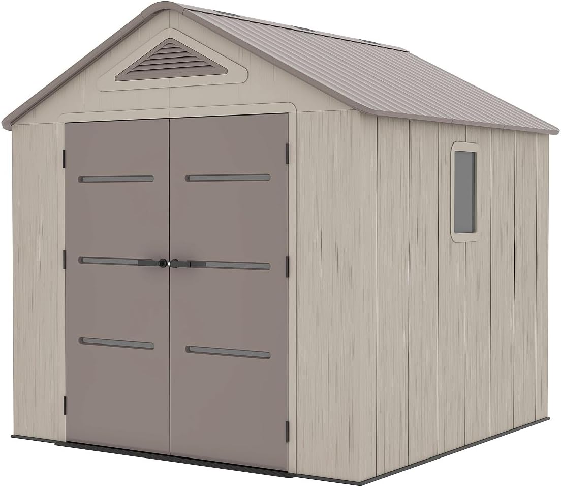 Vente-unique - Abri de Jardin résine 6,15m², plancher, 22mm - ANTEVA