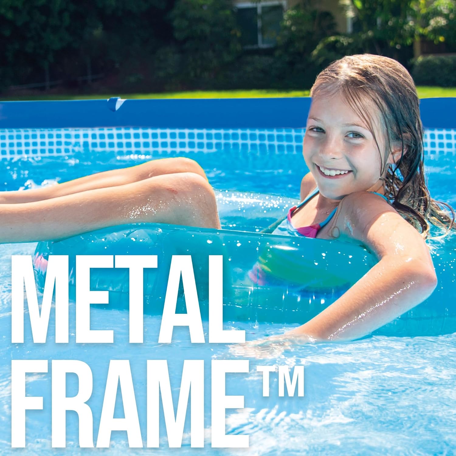 Intex - Metal Frame Junior - 4,50x2,20x0,84m - piscine tubulaire rectangulaire