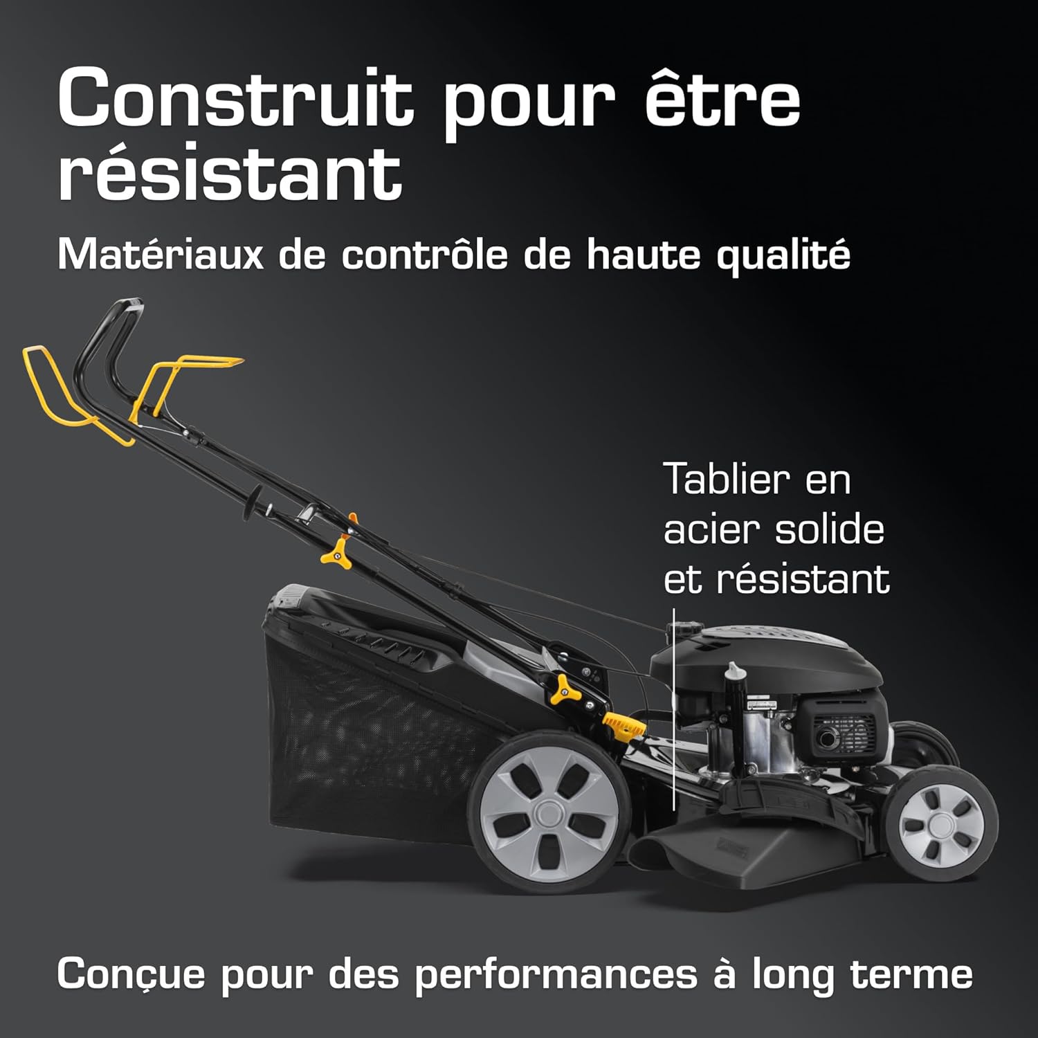 Alpina - tondeuse thermique série AL5 - 166 cm³, 51 cm, 4 en 1, bac 60L - AL551SHQ