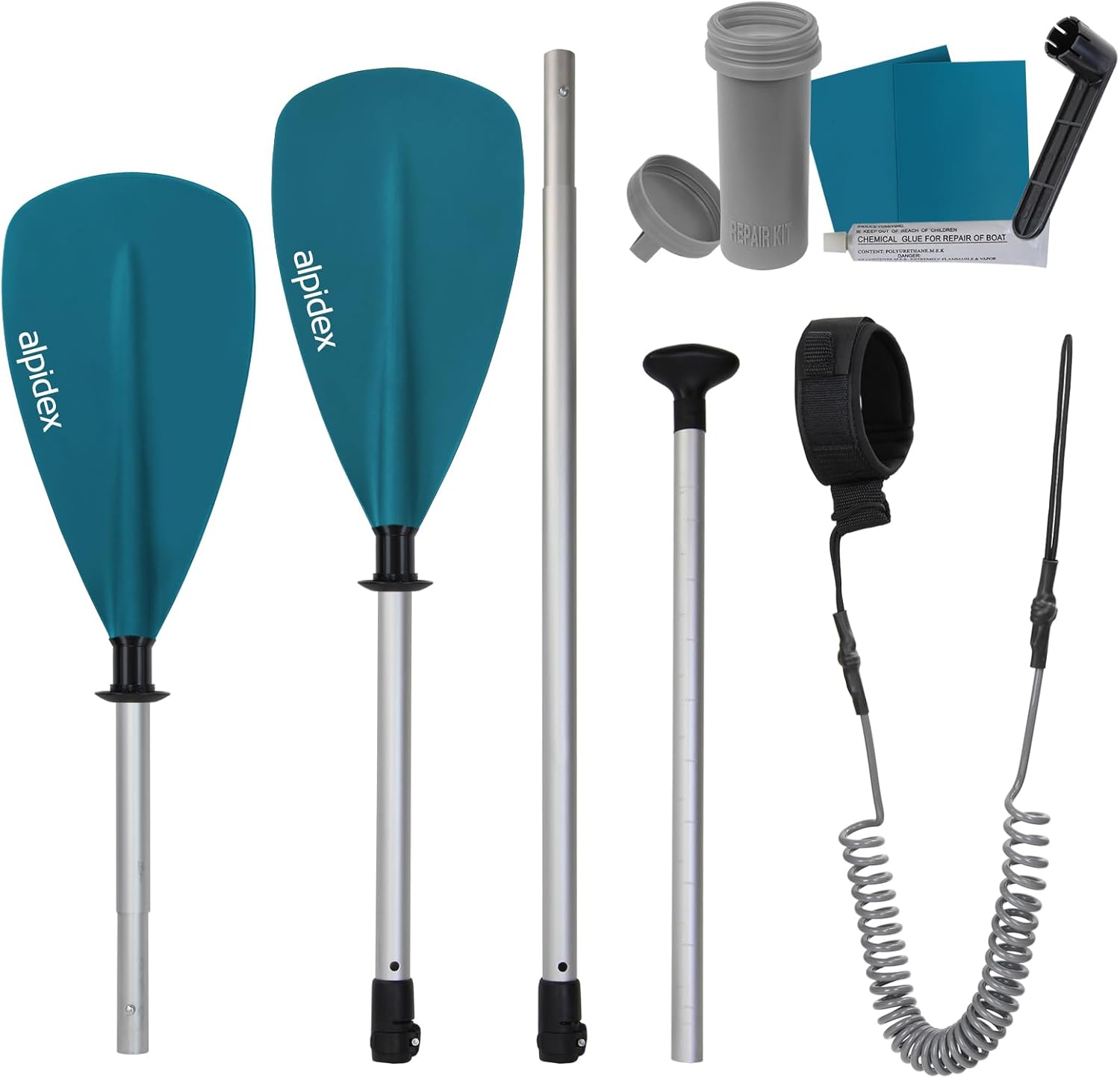 ALPIDEX - Stand Up Paddle Board 320x76x15 cm, gonflable, kit complet