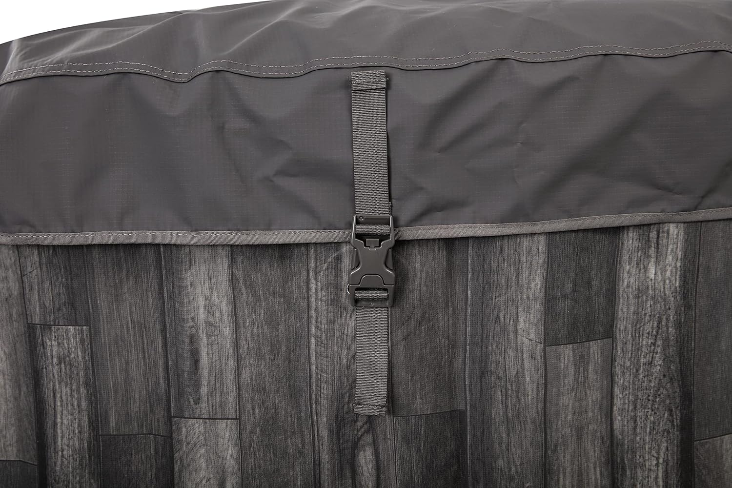 Spa Gonflable Rond Lay-Z-Spa® Bahamas Airjet Motif Bois 2 à 4 Personnes, 180 x 66 cm