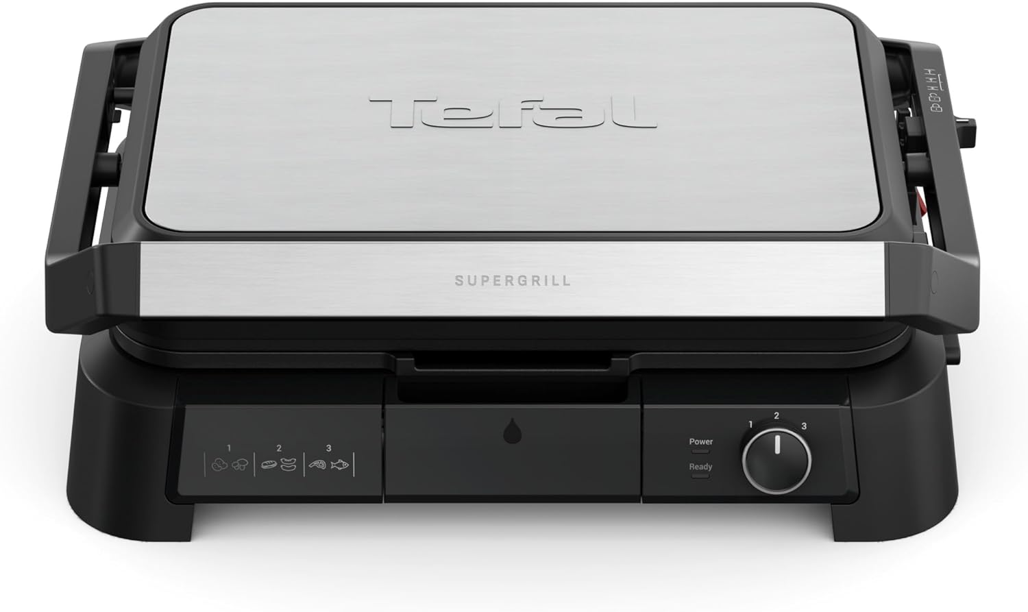 Tefal - SuperGrill 3-en-1 XL - Surface XL - Thermostat réglable, 2200W - GC520DE0