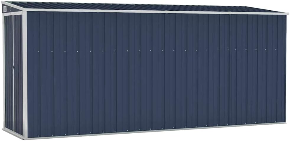 Générique Abri de Jardin Mural Anthracite 118x382x178 cm Acier,Maison & Jardin, Pelouses & Jardins, Vie en extérieur, Structures extérieures, Cabanes & abris de Jardin, Anthracite (Poids 47.9KG)