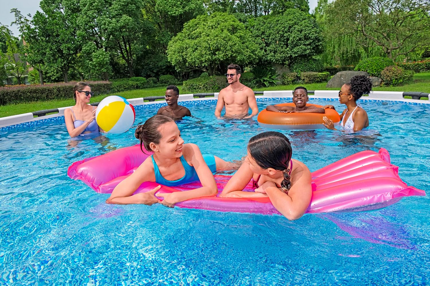 Bestway - Steel Pro Max piscine ronde - 366x100 cm - hors sol, robuste