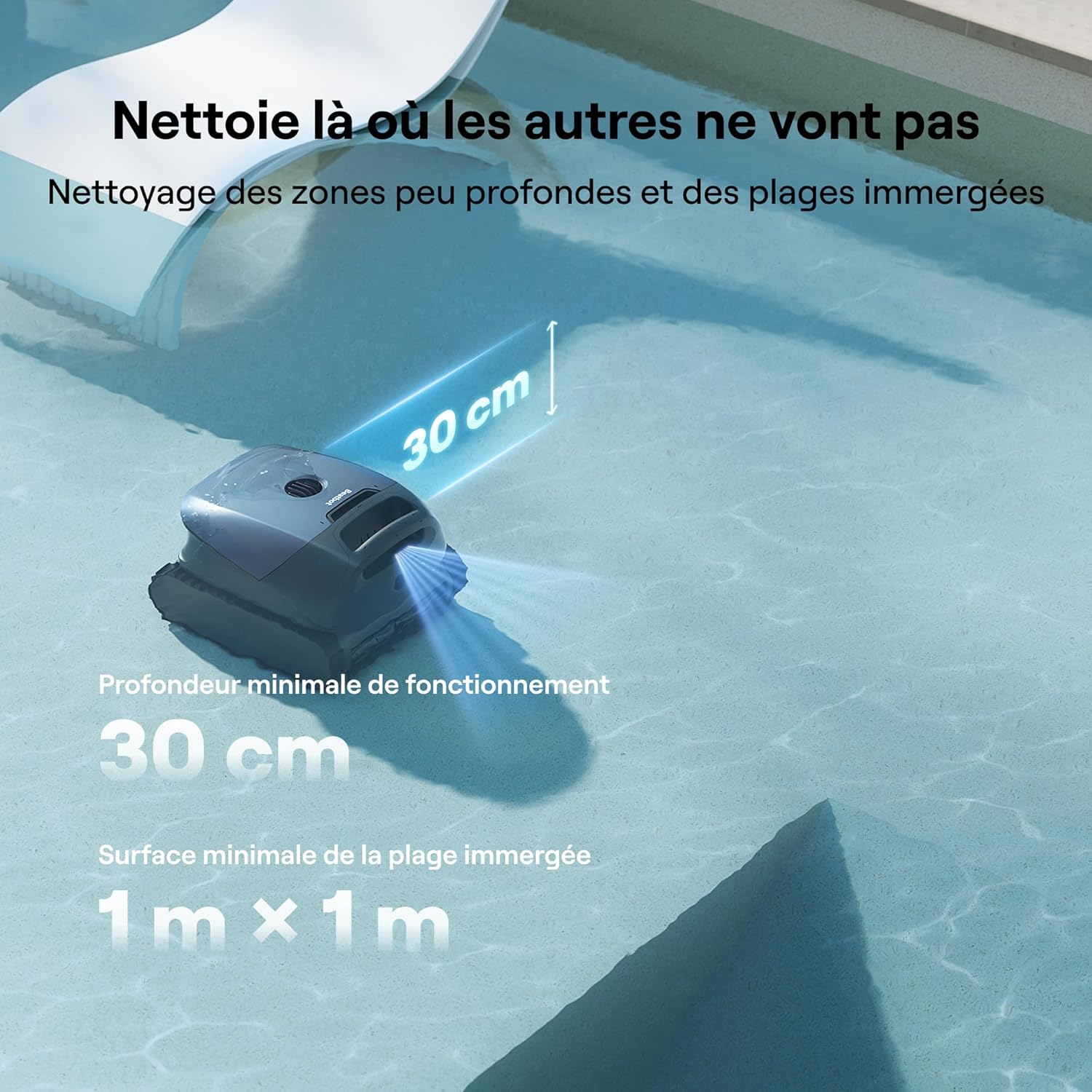 Beatbot - Sora 10 - robot piscine - 25700 LPH, filtre 5L, 300min, SORA10