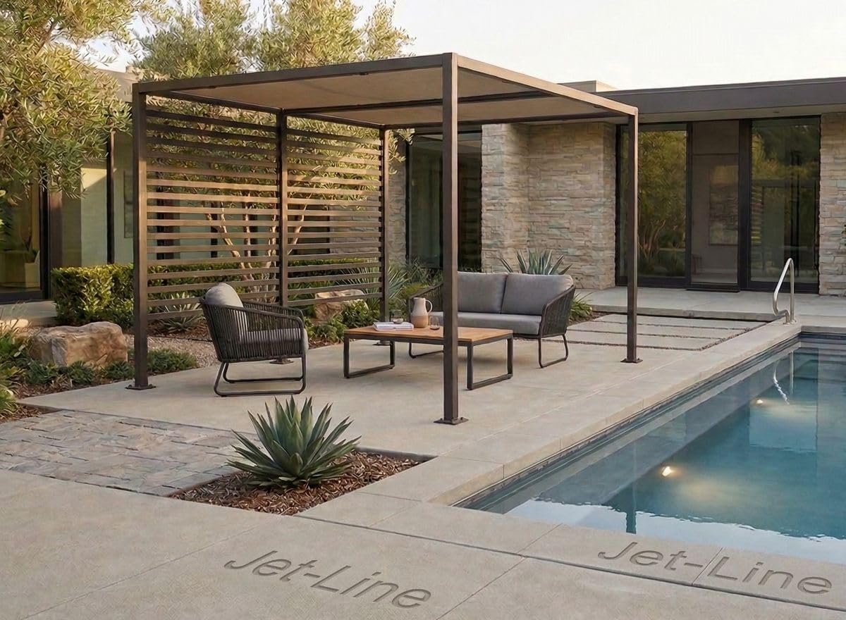 Jet-line - Amun - 3x4m aluminium - toit réglable, protection soleil