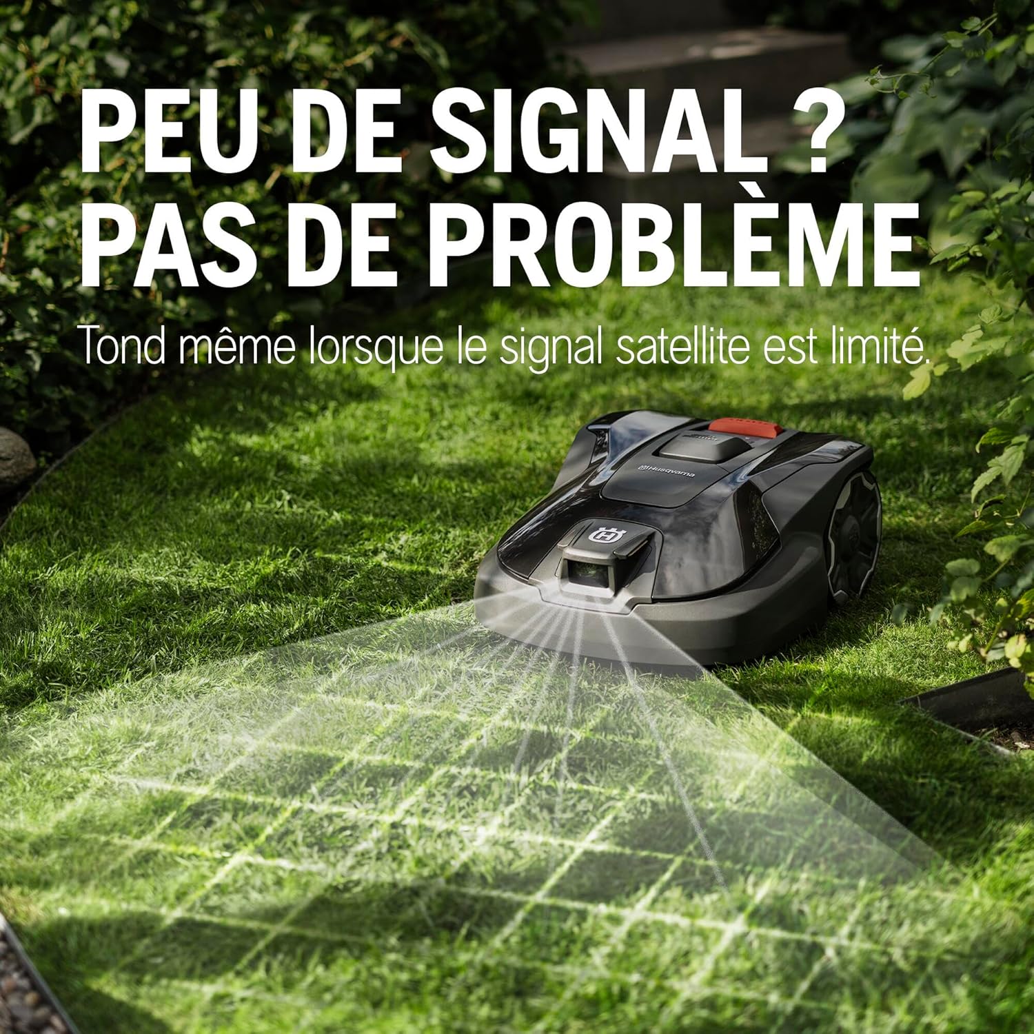 Husqvarna - Automower Aspire R6V - jusqu'à 600m² - IA Vision, GPS, WiFi, tonte sans fil périphérique, Zones virtuelles, 