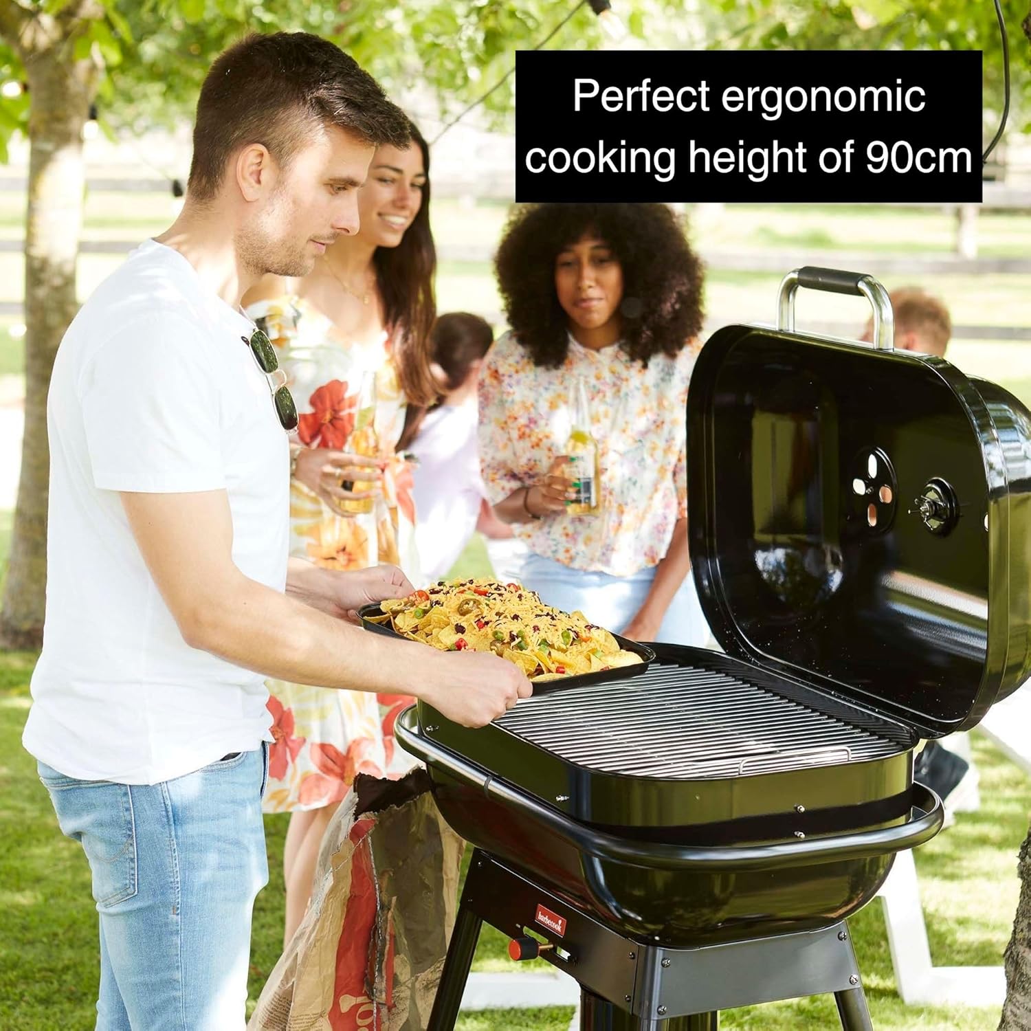 Barbecook - Magnus Original - 85x64x110cm - barbecue charbon, noir