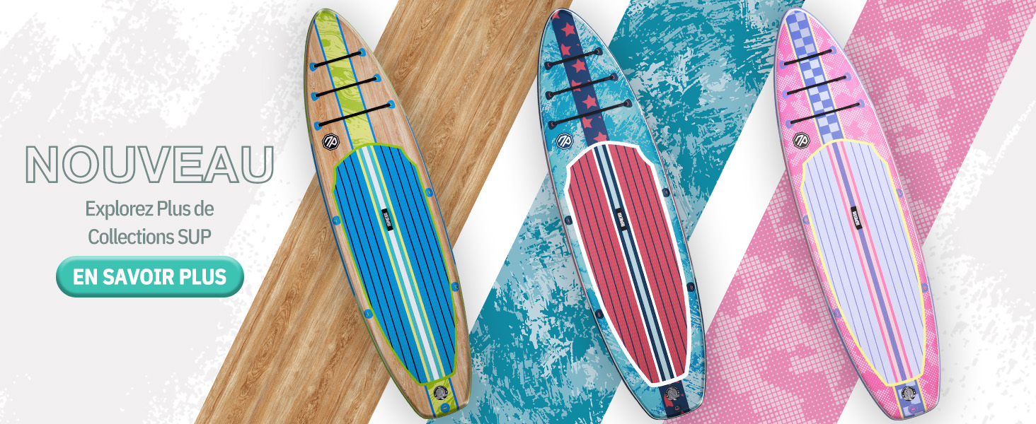 Le texte indique « NOUVEAU » et « Édition limitée ». Trois outils de coiffure avec des motifs de tonneaux en turquoise, rouge et rose, exposés sur une surface en bois.