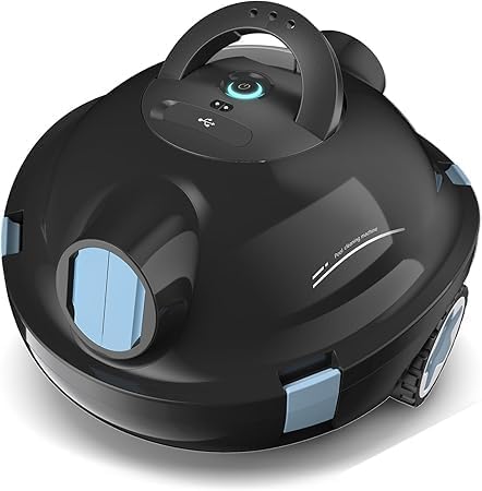 MEDOXA – Robot piscine sans fil, 120 min autonomie, pour 100 m² – Noir