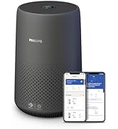 Philips 800i Series Purificateur d'air compact, 49m2, Filtre HEPA et filtre à charbon actif, élim...
