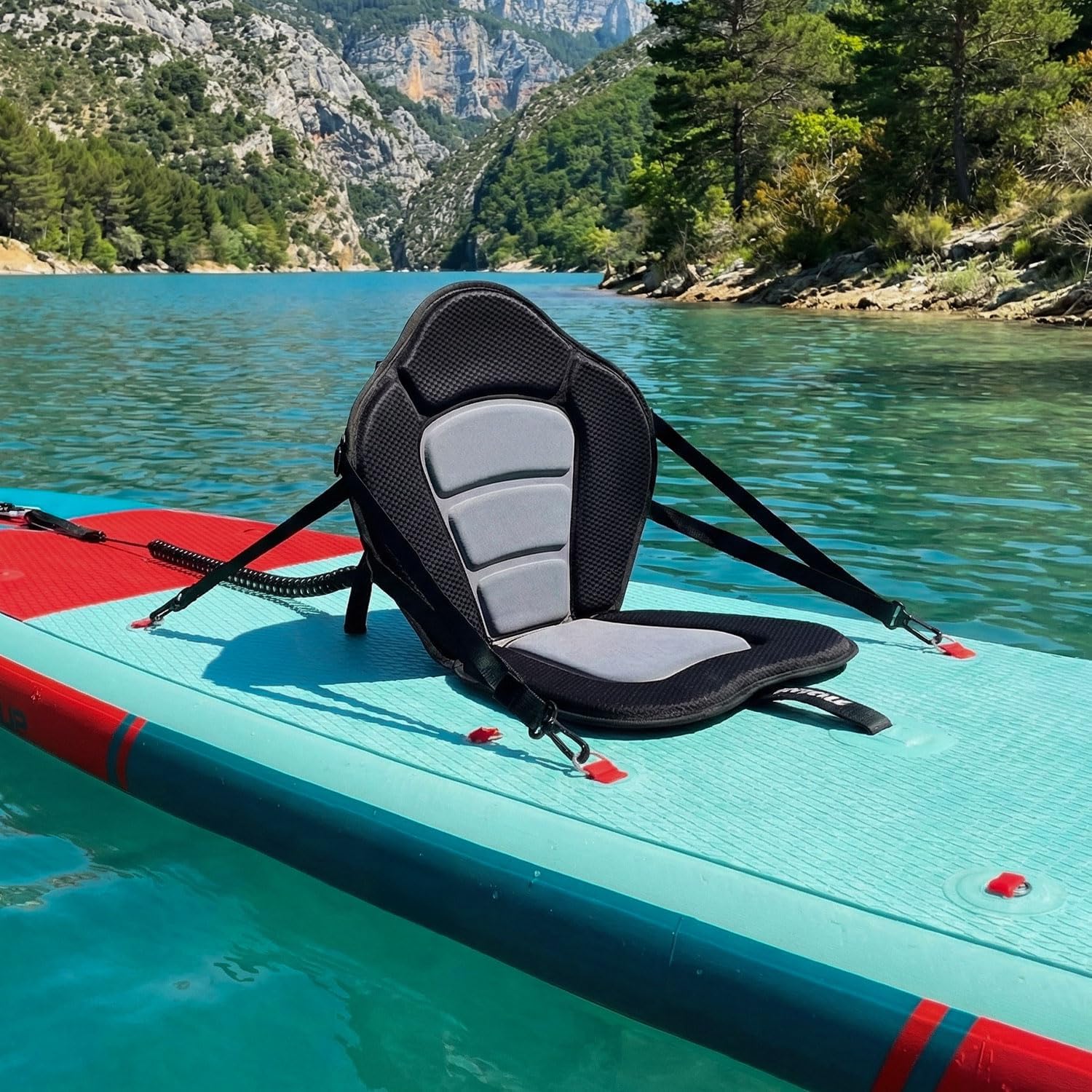 Wattsup - Sup Stand Up Paddle Gonflable - Gamme First - Dropstitch - Pack Complet : Pagaie Leash Pompe Sac de Transport