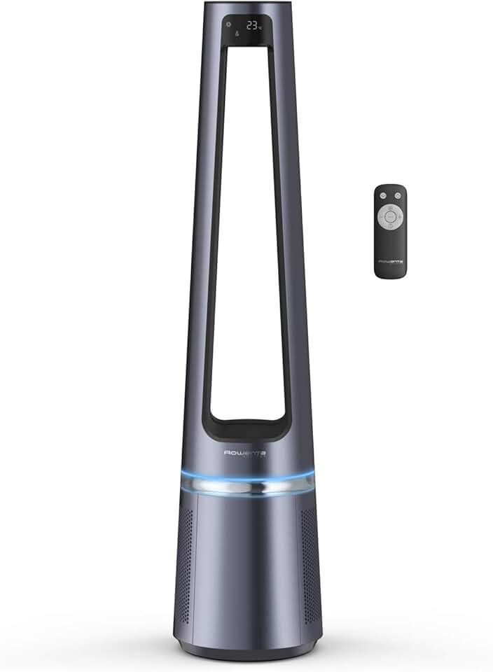 Rowenta - Eclipse 2-en-1 - puissant, 12 vitesses, minuterie, oscillation, 32 dB - QU5030F0