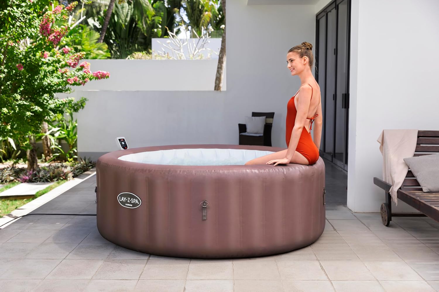 BESTWAY Spa gonflable rond Hawaii Smart AirJet Energy Sense 4 - 6 places