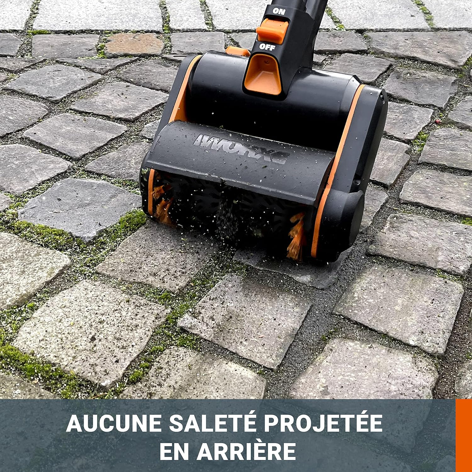 WORX - Brosse de nettoyage 20V - sans fil, 4Ah, chargeur rapide WG441E