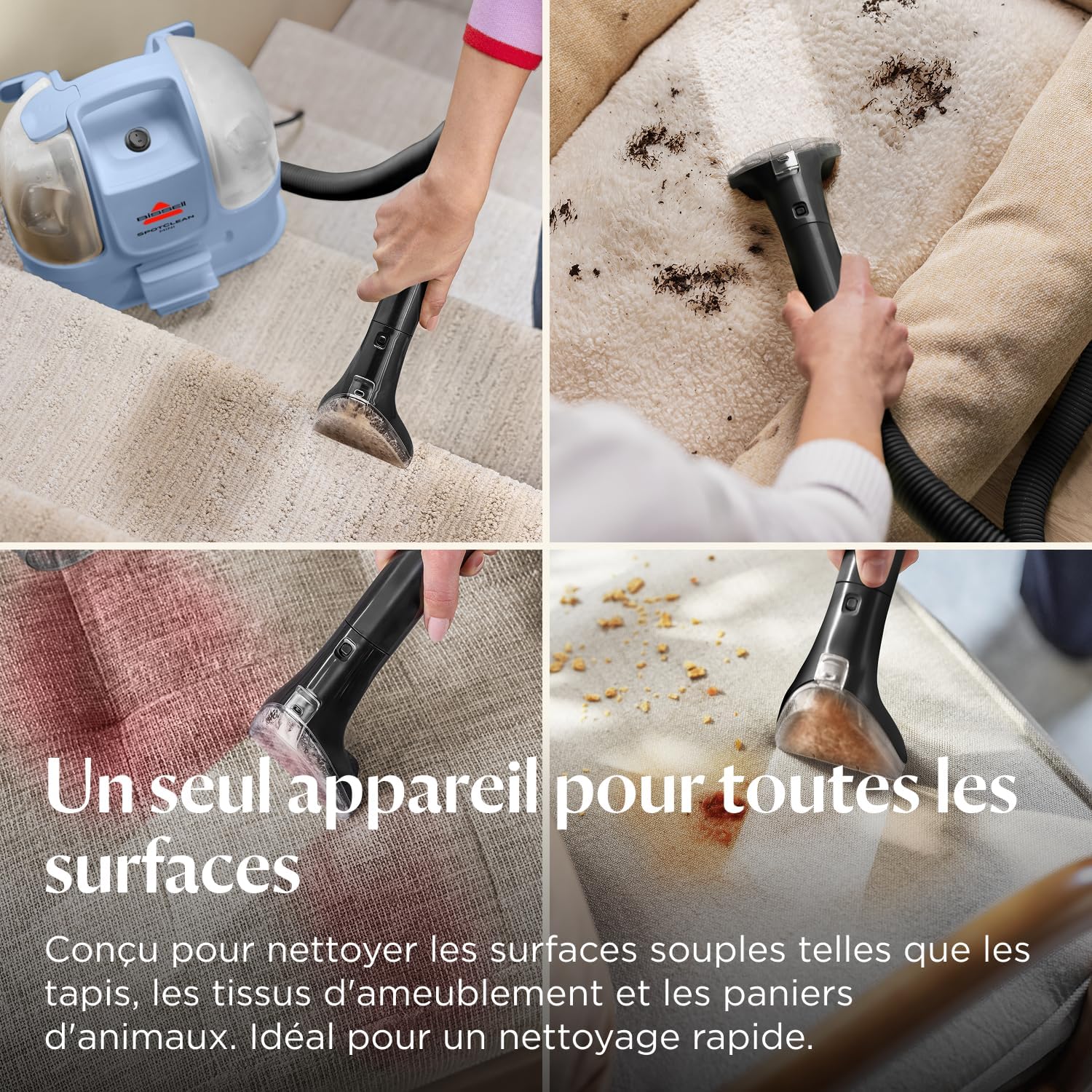 BISSELL - SpotClean Mini - léger, filaire, portable, multi-surfaces - 4103N