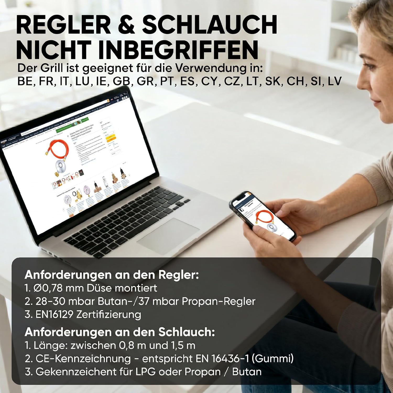Outsunny - Plancha gaz 3 brûleurs, 61x35,5cm, couvercle, portable, 7,5kW