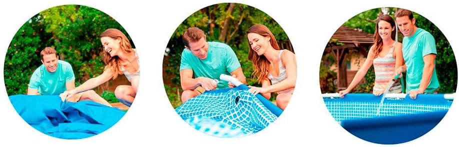 Intex - Metal Frame ronde - 3,66 x 0,76 m - kit piscinette tubulaire