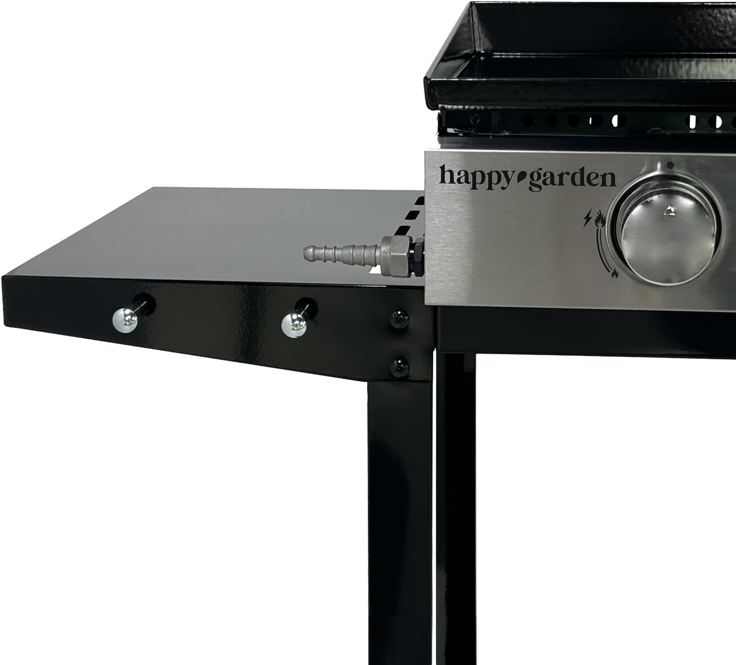 Happy Garden - Plancha Mérida 4 brûleurs avec chariot - gaz - 78x41 cm