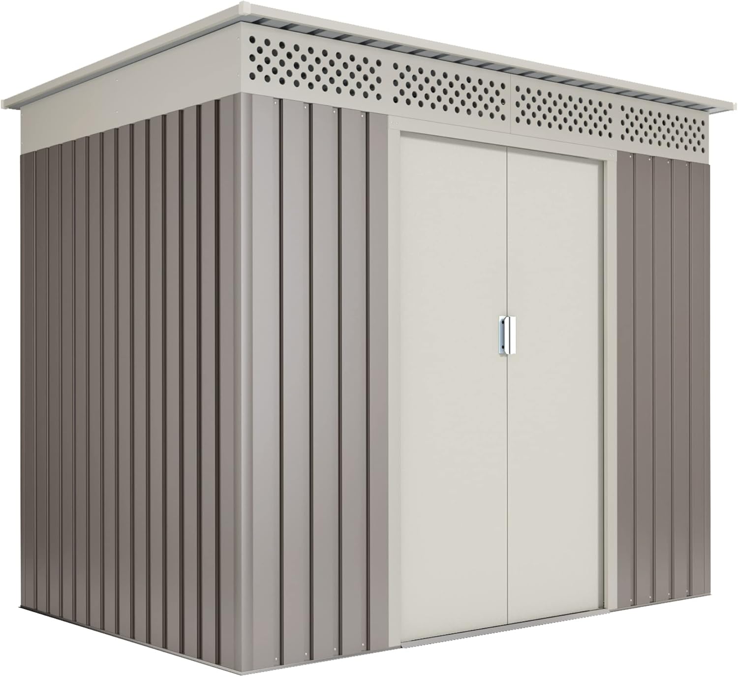 Hoggar - Nykop abri de jardin métal 3.02m², 213x142x184cm, garantie 10 ans