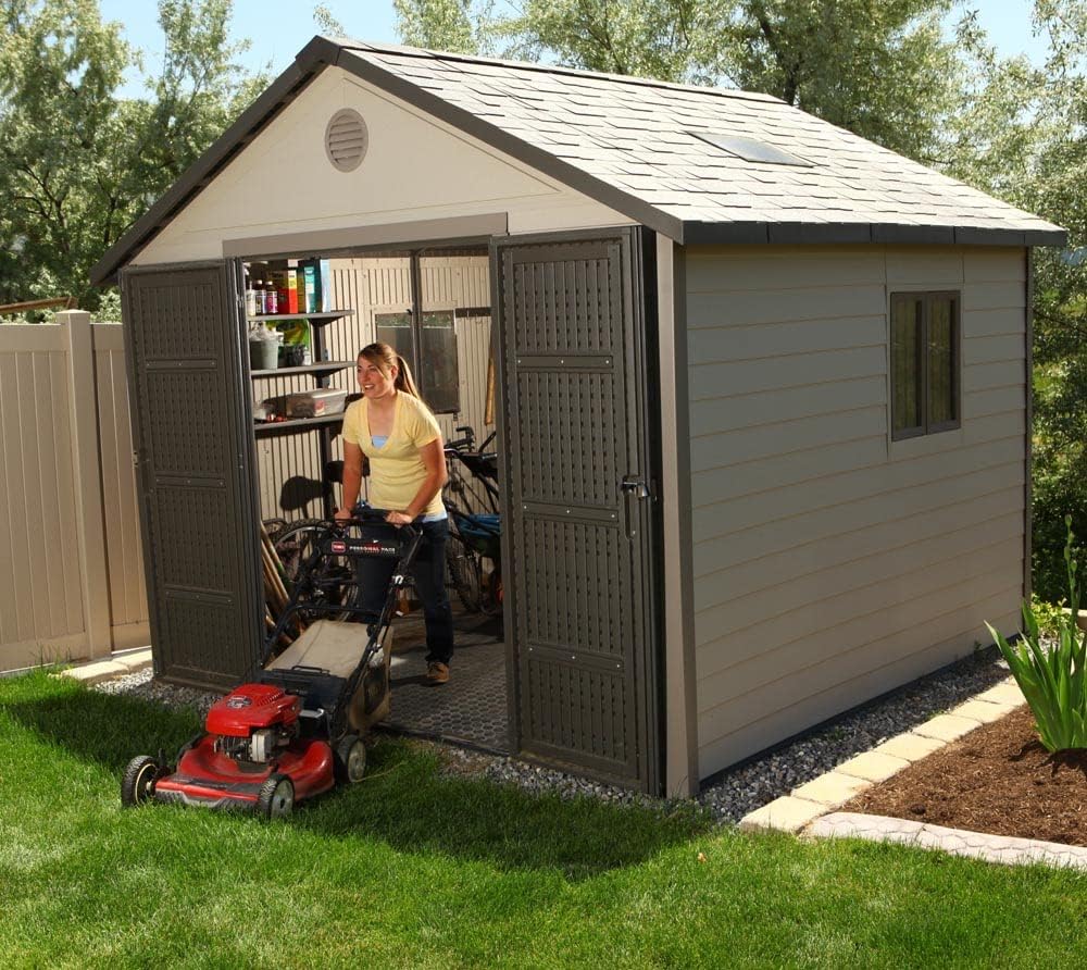 Lifetime - Abri de Jardin Tan - 313,6x313,6x284,4 cm - Grande capacité - 60057
