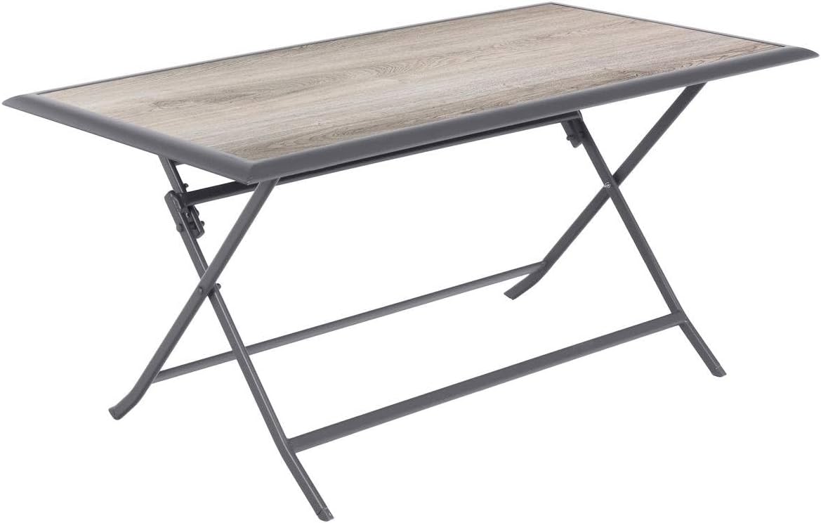 Hespéride - Azua série - 6 places - aluminium époxy gris fumé